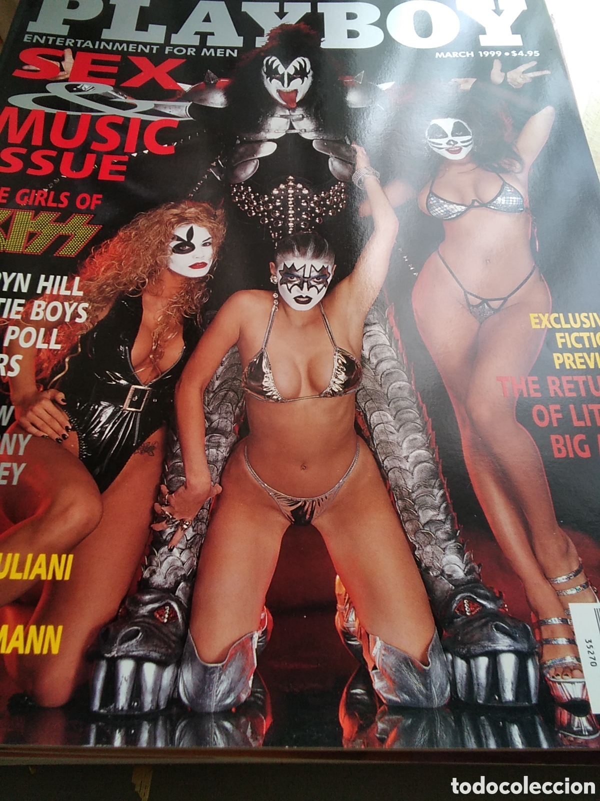 Revistas: Playboy americano revista erotica mensual desnudos mujeres a&ntilde;o 1999 marzo kiss