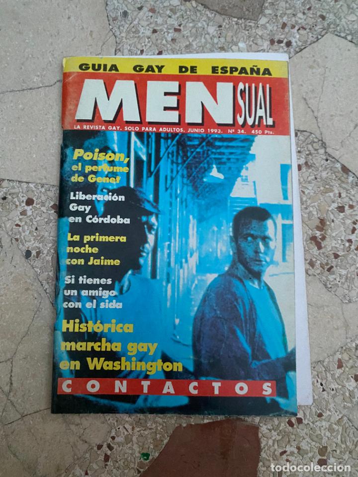 Journals: MENSUAL 34. GUIA GAY DE ESPA&Ntilde;A. CONTACTOS. HISTORICA MARCHA GAY EN WASHINGTON. REVISTA PARA ADULTOS