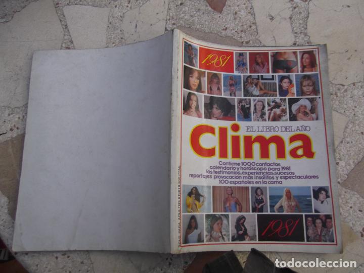 Journals: el libro del a&ntilde;o clima 1981, revista erotica espa&ntilde;ola, solo para adultos,