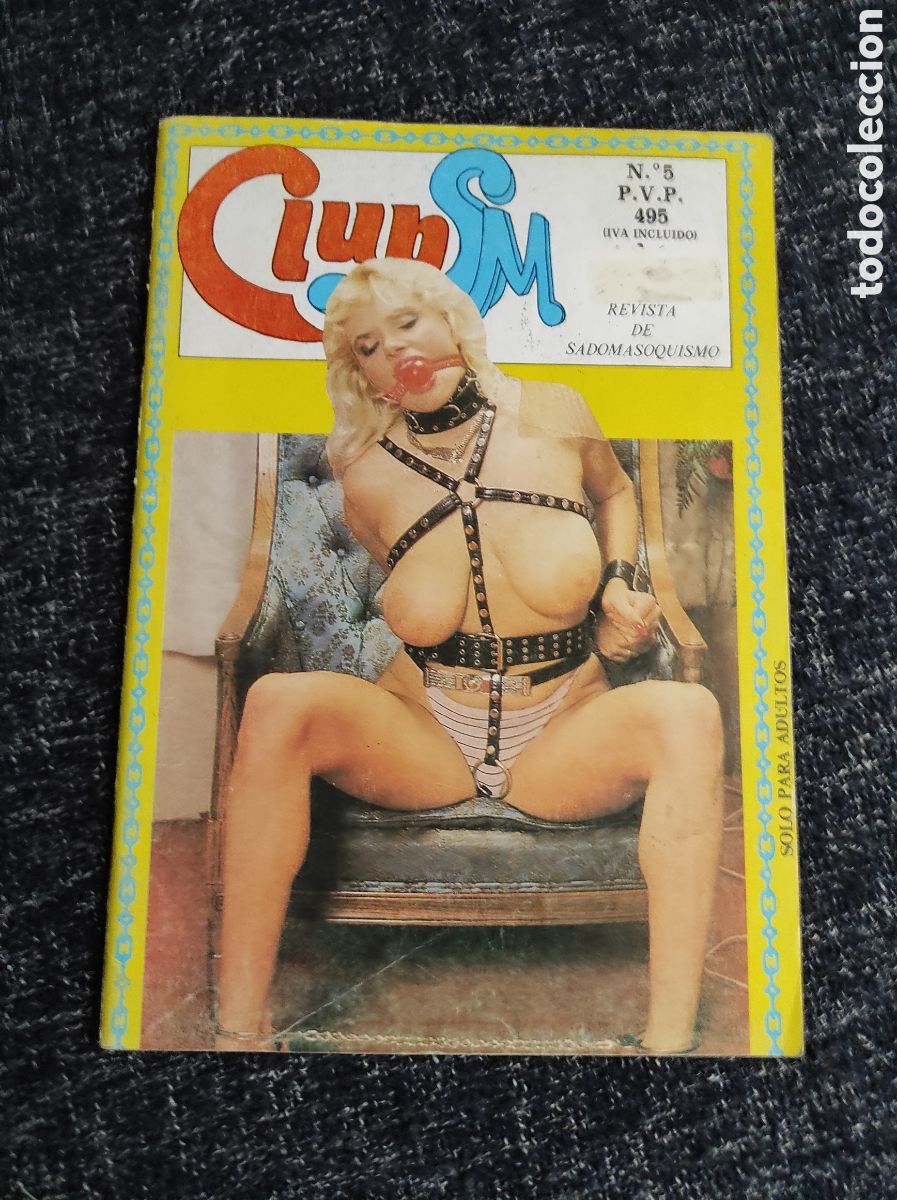 Journals: CLUB SM N&ordm; 5 , REVISTA DE SADOMASOQUISMO ,editada : a&ntilde;os 80