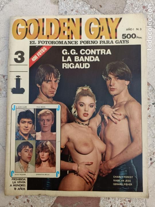Journals: GOLDEN GAY 3. G. G. CONTRA LA BANDA RIGAUD. ADULTOS. EROTICA. PORNO