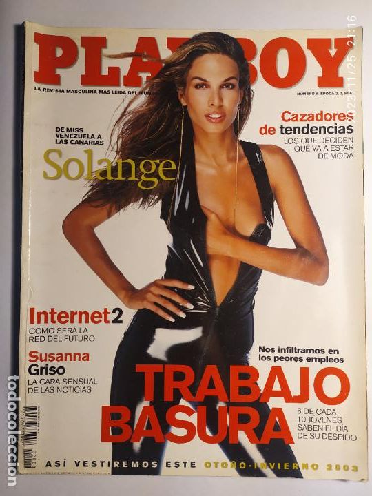 Zeitschriften: PLAYBOY N&ordm; 8 2&ordf; EPOCA SOLANGE. REVISTA ADULTOS