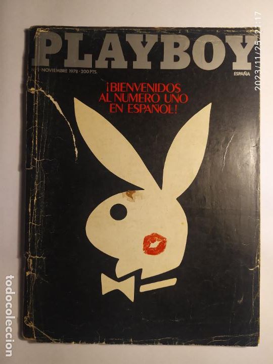 Revistas: PLAYBOY N&ordm; 1 1&ordf; EPOCA EDICION ESPA&Ntilde;OLA 1978 (PORTADA ROTA)