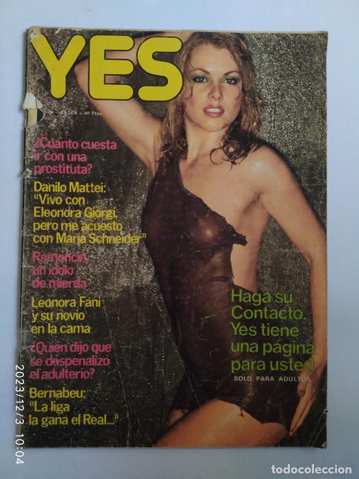 Revistas: YES N&ordm; 36 1978. LEONORA FANI, LAURA GEMSER REVISTA EROTICA ADULTOS