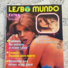 Revistas: LESBO WORLD Nº 40. REVISTA EROTICA SOLO PARA ADULTOS. DICCIONARIO LESBICO ILUSTRADO.