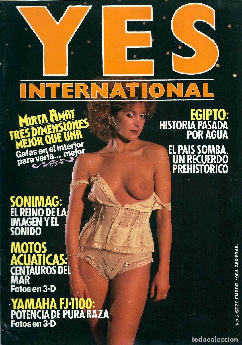 Revistas: YES INTERNATIONAL N&ordm; 5 septiembre 1984 MIRTA AMAT SONIMAG YAMAHA FJ-1100 MOTOS ACUATICAS EGIPTO MAG.