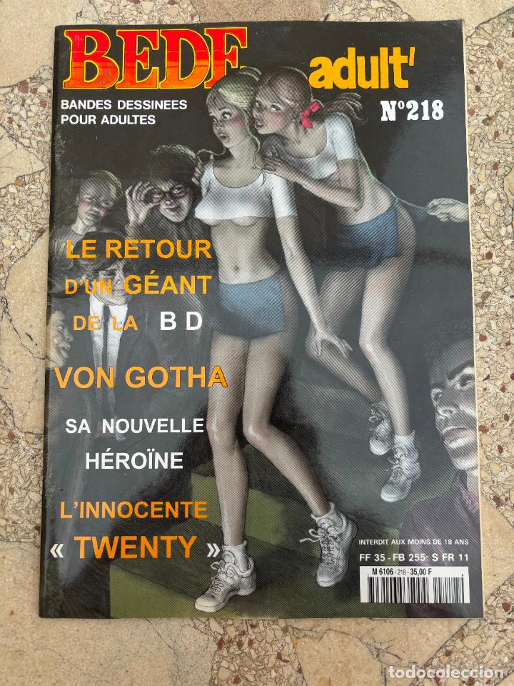 Zeitschriften: BEDE ADULT N&ordm; 218. REVISTA ER&Oacute;TICA FRANCESA. LE RETOUR D'UN GEANT DE LA VON GOTHA.