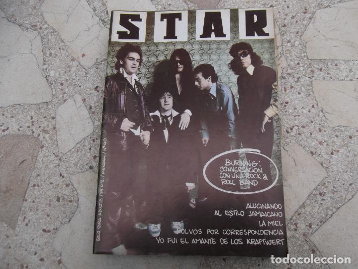 Revistas: star solo para adultos n&ordm; 40, burning, alucinando al estilo jamaicano, la miel, junkies del rock