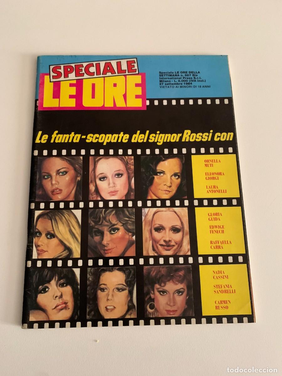 Magazines: SPECIALE LE ORE N.887 BIS LE FANTA-SCOPATE DEL SIGNOR ROSSI INTERNATIONAL PRESS 27/09/1984