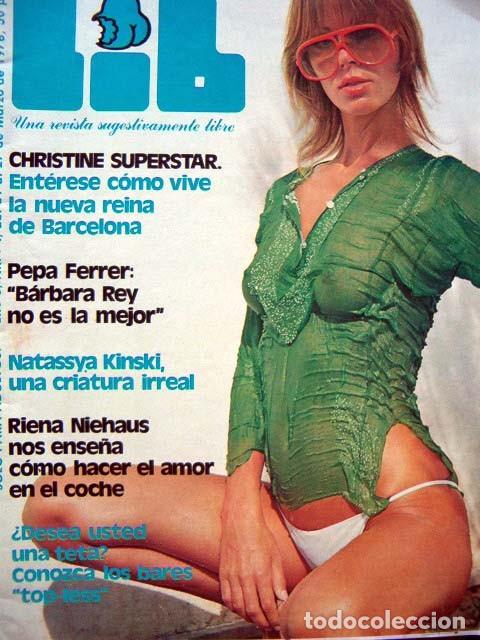 Journals: Revista LIB N&ordm; 74 / NASTASSJA KINSKI, PEPA FERRER, RENA NIEHAUS, CHRISTINE BERNA, BARES TOPLES