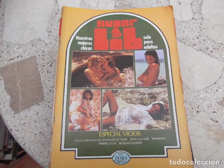 Journals: super lib extra n&ordm; 5, revista erotica espa&ntilde;ola , para adultos, especial vicios