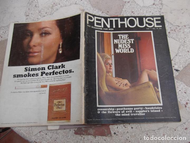 Zeitschriften: penthouse, vol-1 n&ordm; 9, , revista erotica u.s.a. ,solo para adultos, may -1966, the nudest miss world
