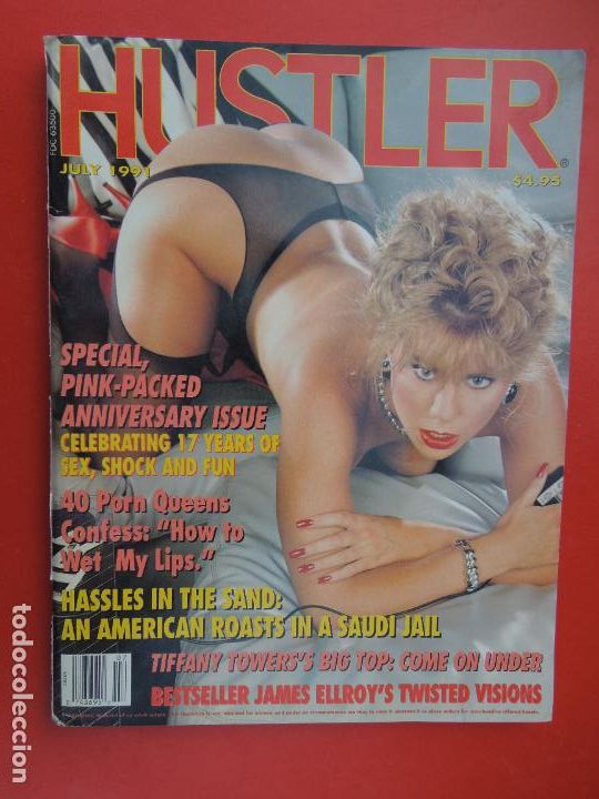 Journals: HUSTLER N&ordm; 1 - JULY 1991- SPECIAL PINK- PACKED - REVISTA PORNO EROTICA SOLO PARA ADULTOS