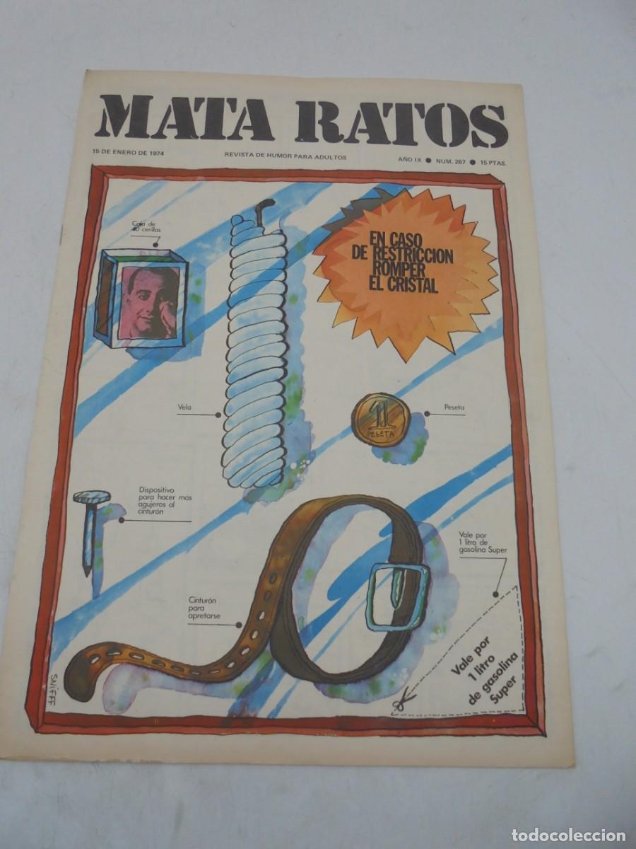 Zeitschriften: MATA RATOS. REVISTA DE HUMOR PARA ADULTOS. N&ordm;267. ENE. 1974.EN CASO DE RESTRICCION ROMPER EL CRISTAL