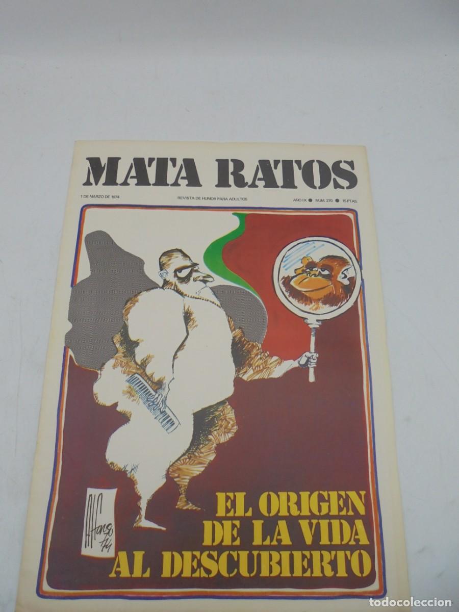 Zeitschriften: MATA RATOS. REVISTA DE HUMOR PARA ADULTOS. N&ordm;270. MAR. 1974. EL ORIGEN DE LA VIDA AL DESCUBIERTO.