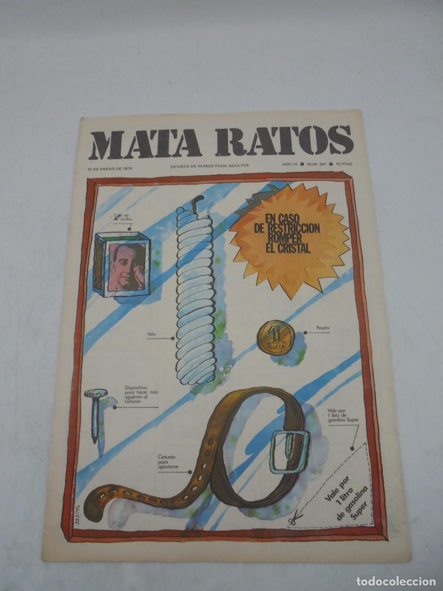 Zeitschriften: MATA RATOS. REVISTA DE HUMOR PARA ADULTOS. N&ordm;267. ENE. 1974.EN CASO DE RESTRICCION ROMPER EL CRISTAL