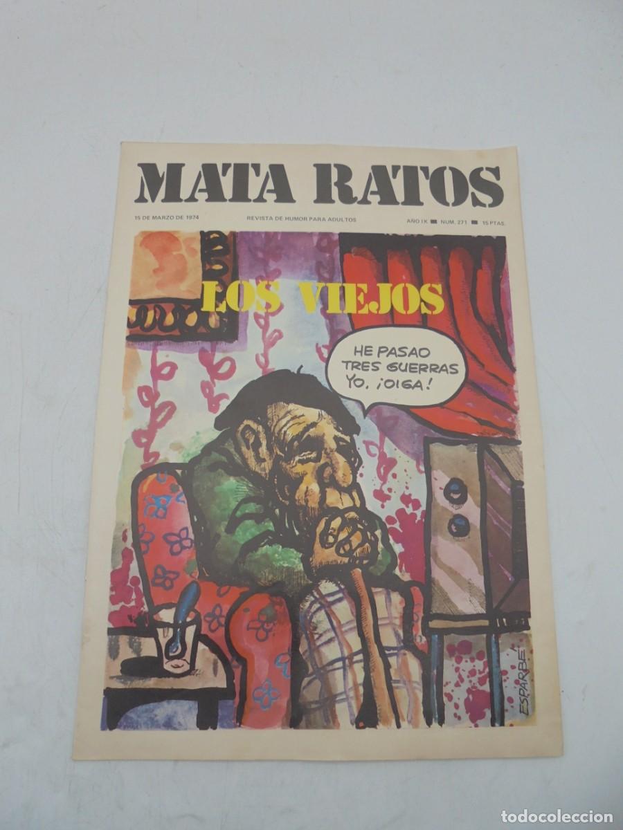 Journals: MATA RATOS. REVISTA DE HUMOR PARA ADULTOS. N&ordm;271. MAR. 1974. LOS VIEJOS.