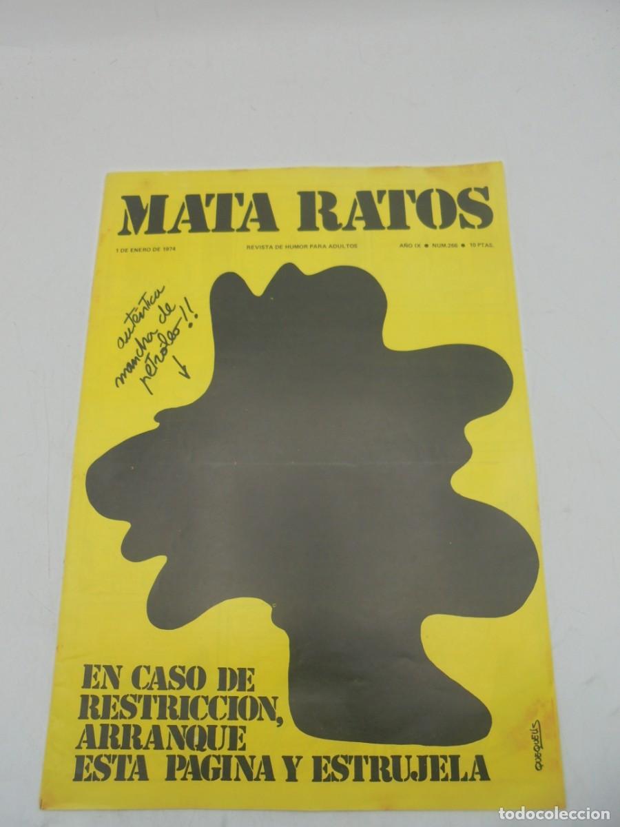 Zeitschriften: MATA RATOS. REVISTA DE HUMOR PARA ADULTOS. N&ordm;266. ENE.1974.EN CASO DE RESTRICCION ARRANQUE LA PAGINA