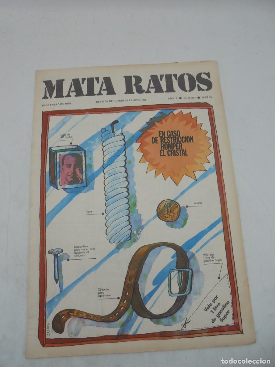 Zeitschriften: MATA RATOS. REVISTA DE HUMOR PARA ADULTOS. N&ordm;267. ENE. 1974.EN CASO DE RESTRICCION ROMPER EL CRISTAL