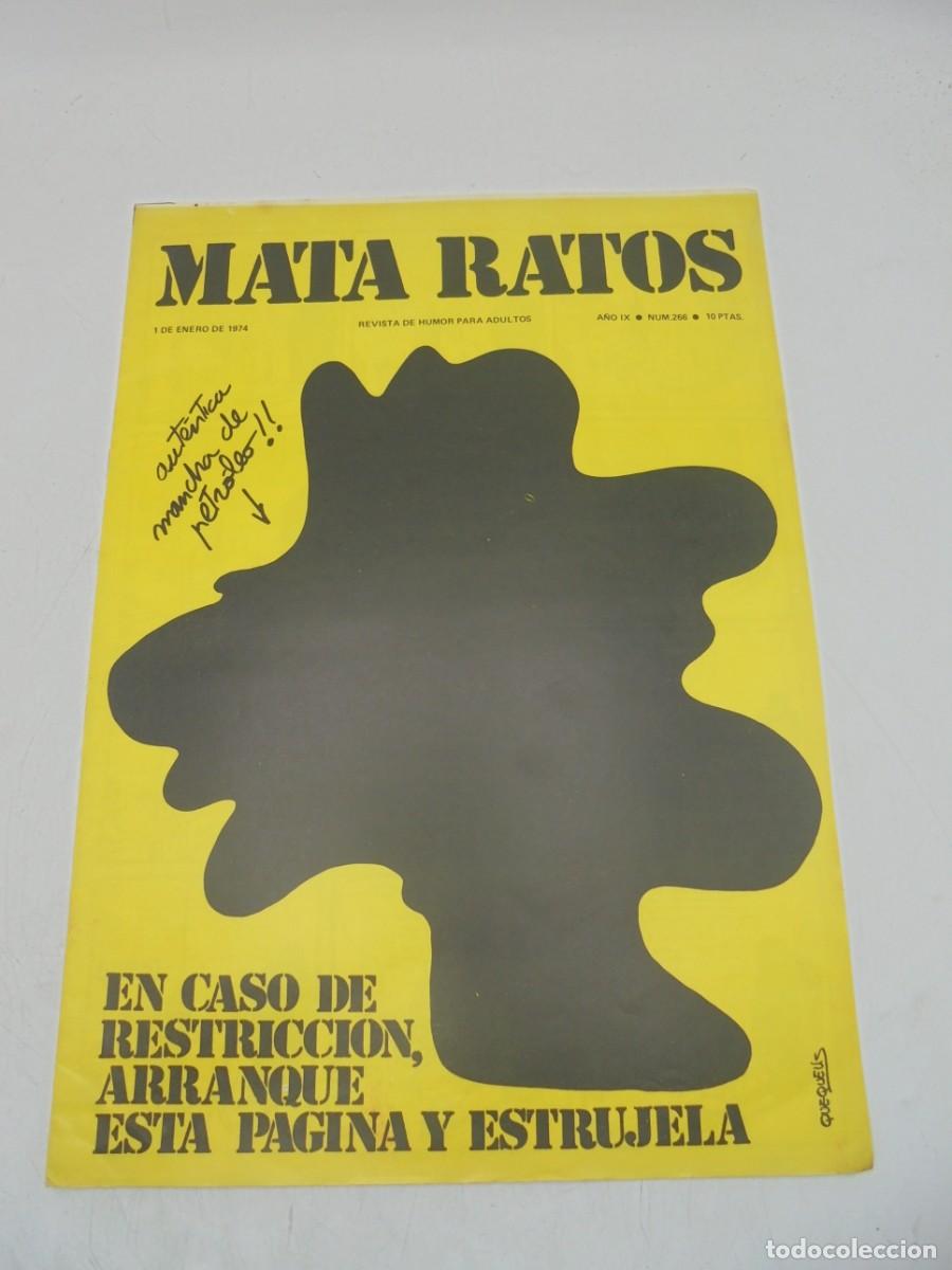 Zeitschriften: MATA RATOS. REVISTA DE HUMOR PARA ADULTOS. N&ordm;266. ENE.1974.EN CASO DE RESTRICCION ARRANQUE LA PAGINA