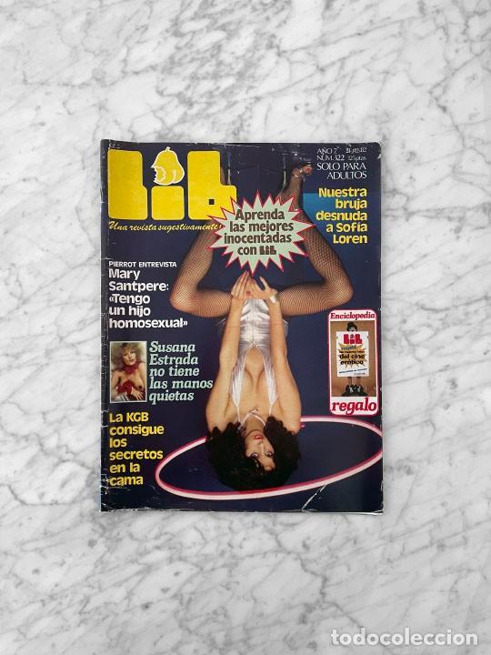 Magazines: LIB - 1982 - SUSANA ESTRADA, LA PEZONMANIA, MARY SANTPERE, ONDINA GLAY, MARION DAVIES