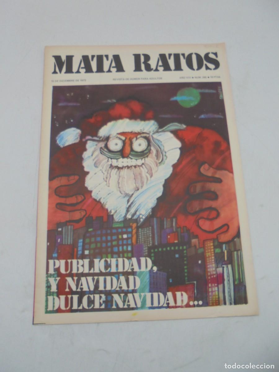 Journals: MATA RATOS. REVISTA DE HUMOR PARA ADULTOS. N&ordm;265. DIC. 1973. PUBLICIDAD Y NAVIDAD DULCE NAVIDAD.