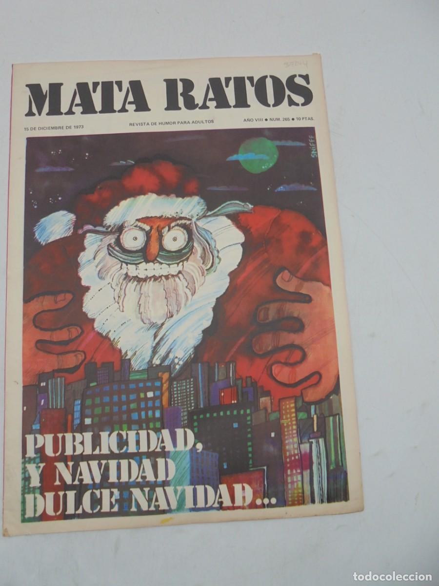 Journals: MATA RATOS. REVISTA DE HUMOR PARA ADULTOS. N&ordm;265. DIC. 1973. PUBLICIDAD Y NAVIDAD DULCE NAVIDAD.