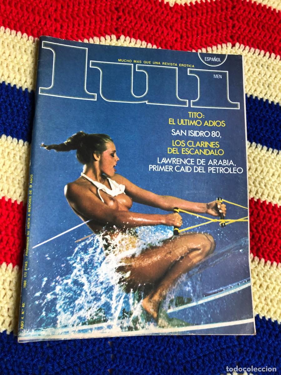 lui men español 1980 4 40 - revista adultos por - Compra venta en  todocoleccion