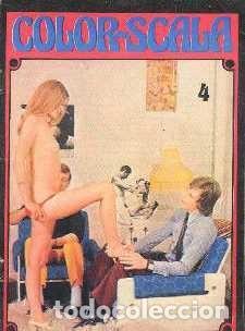 Zeitschriften: COLOR SCALA 4 70s retro porn magazine Threesome skinny Teenage Girl hairy pussies climax topsy