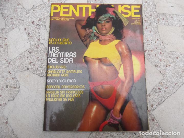 Zeitschriften: penthouse n&ordm; 112, poster brittany morgan, india, sal y besos, las mentiras del sida,color extranjer