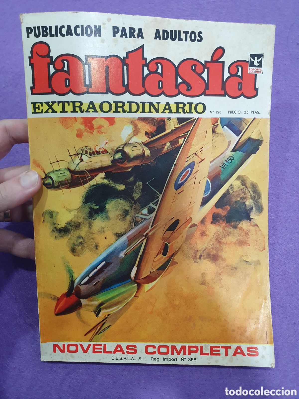 Journals: Fantas&iacute;a. N&deg;220. Revista para Adultos. (L97)