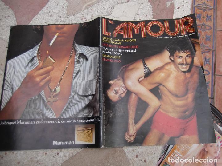 Journals: l'amour n&ordm; 5, 1974, revista erotica francesa , solo para adultos, fotos en blanco y negr