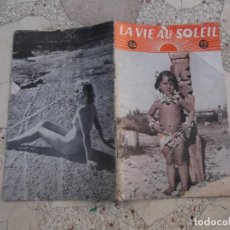 Riviste: LA VIE AU SOLEIL Nº 26, REVISTA NATURISMO FRANCESA, 1953, 13X2140 PAGINAS, FOTOS EN B/N