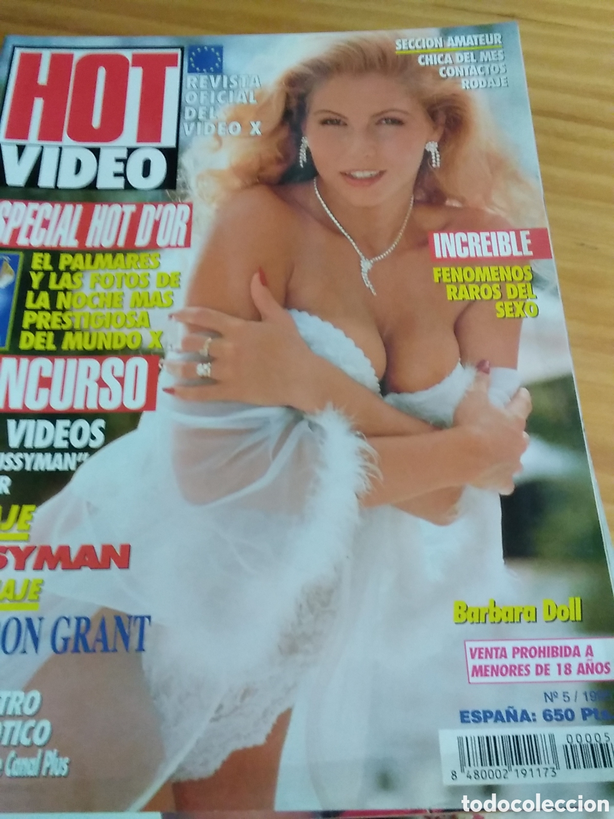 Magazines: Hot video revista informativa pel&iacute;culas para adultos n&uacute;mero 5 barbara doll