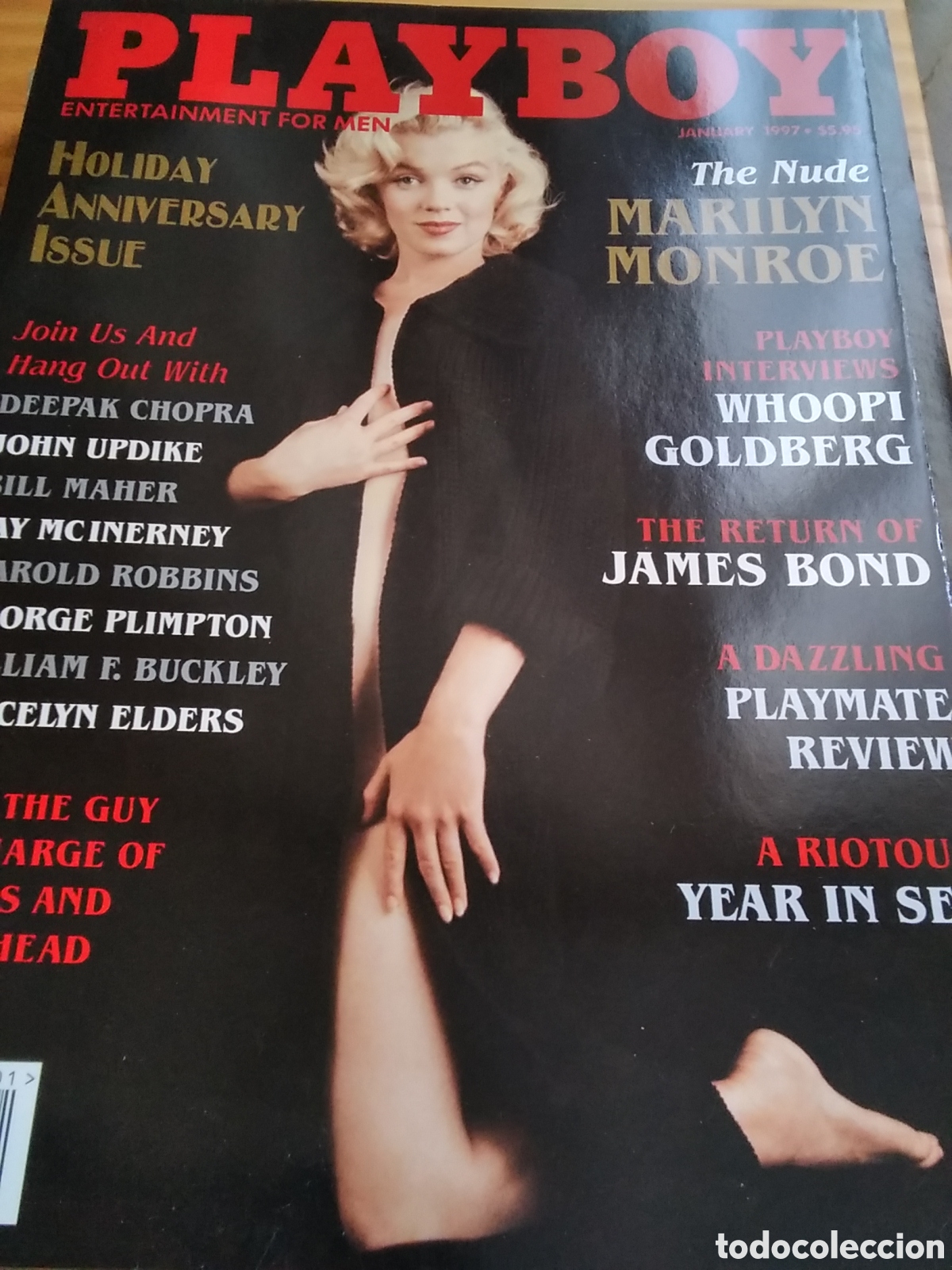 Journals: Playboy americano mensual revista erotica desnudos mujeres 1997 enero Marilyn