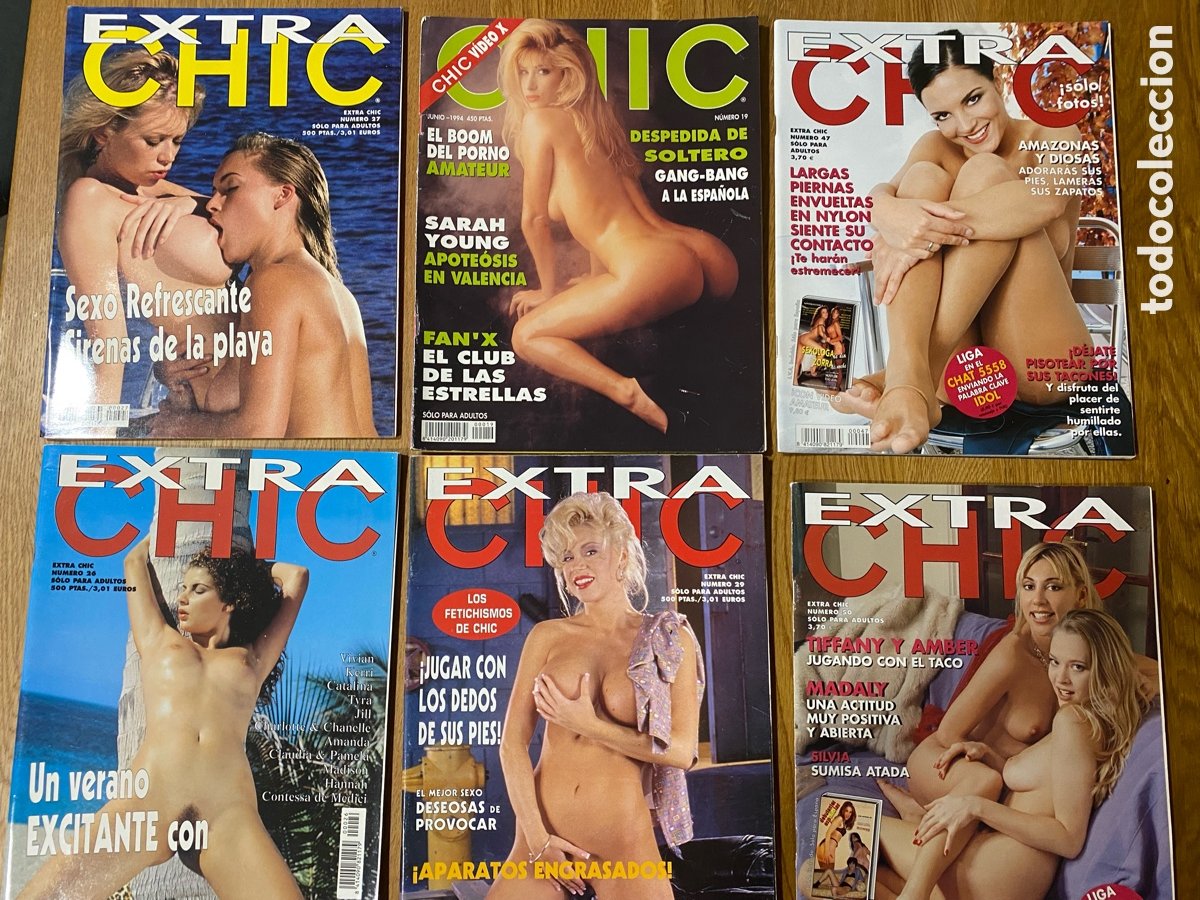 6 revistas extra chic y chic porno eroticas año - Acheter Magazines pour  adultes sur todocoleccion