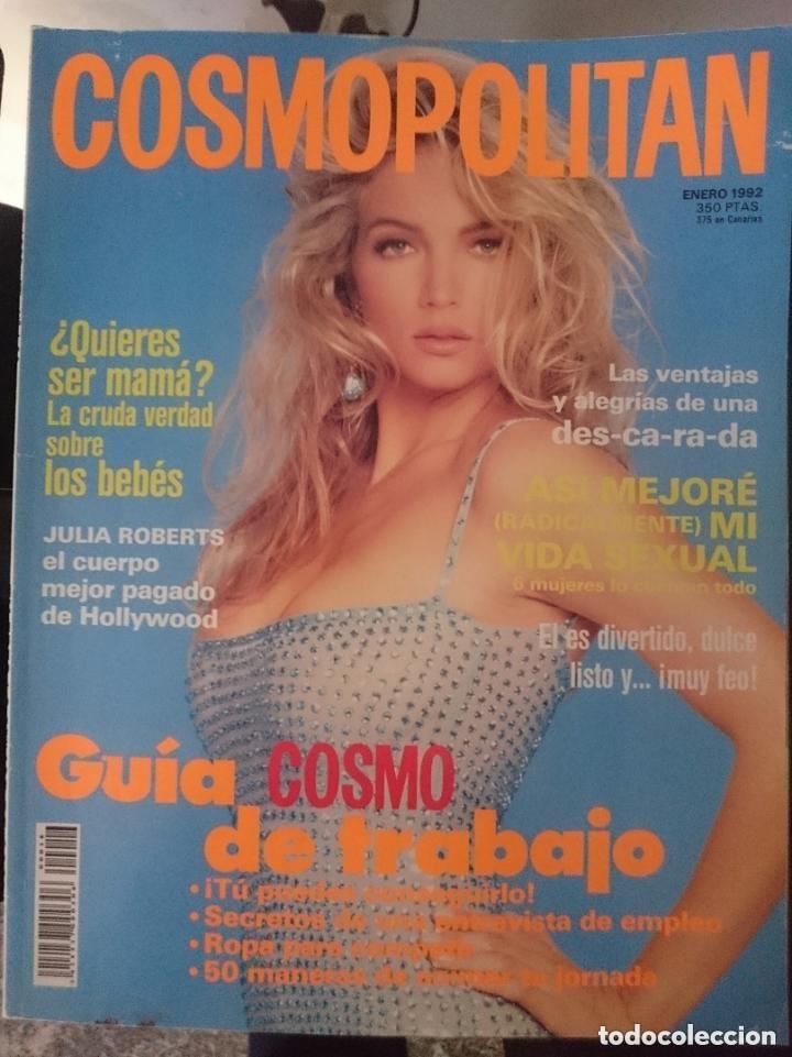 Revistas: COSMOPOLITAN - ENERO 1992 - CON ARTICULO SOBRE JULIA ROBERTS