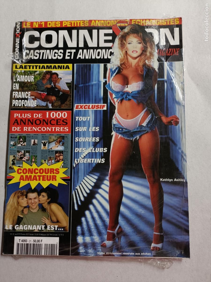 Journals: CONNEXI&Oacute;N 21. CASTINGS ET ANNONCES. KATHLYN ASHLEY. REVISTA EROTICA FRANCESA. ADULTOS
