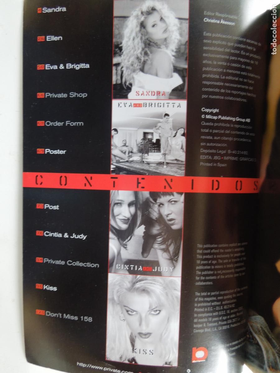 Revistas: PRIVATE N&ordm; 157 REVISTA PORNO DEL SEXO MAS IMPORTANTE DEL MUNDO - SANDRA LA LUJURIOSA