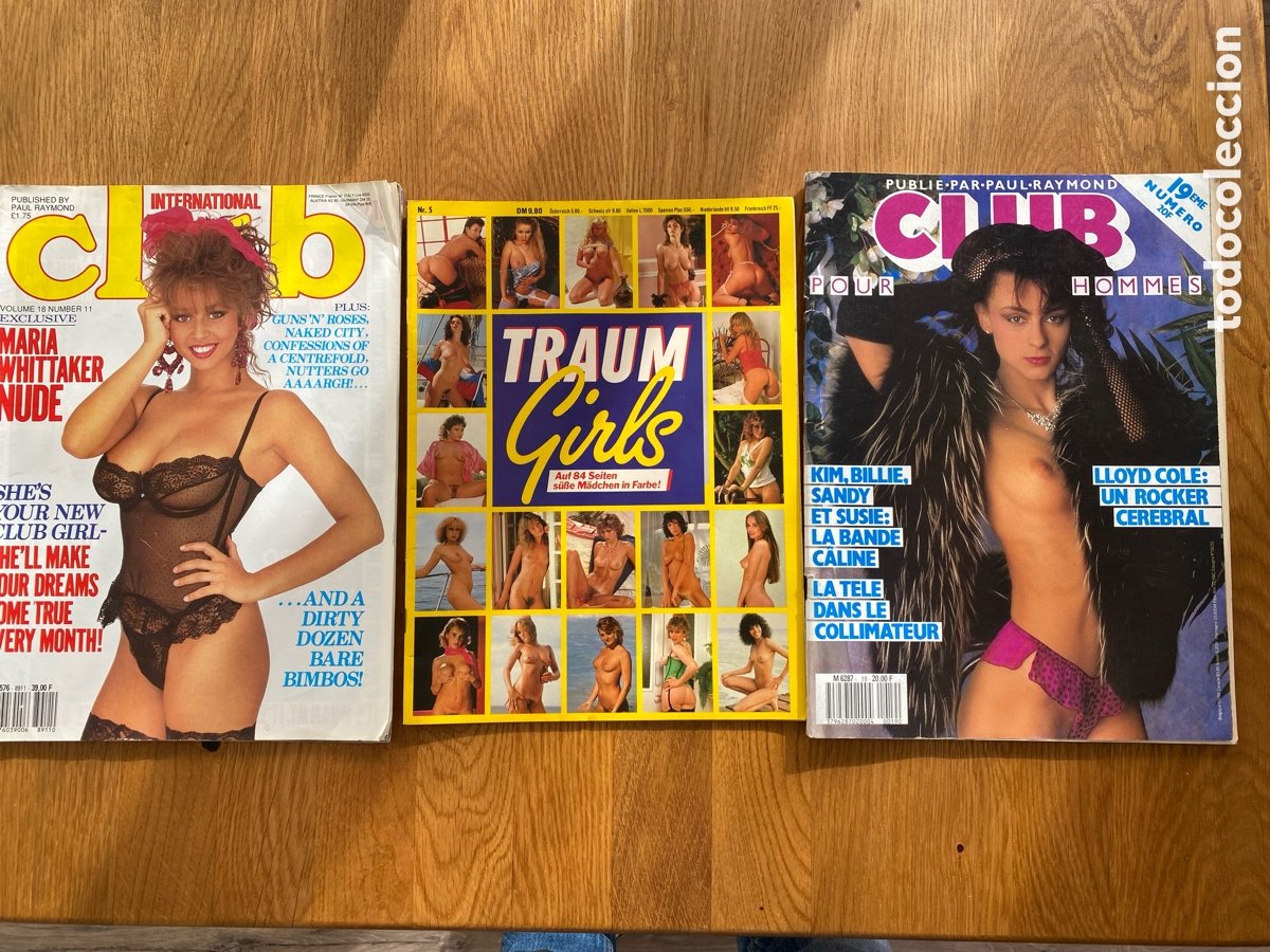 lote 3 revistas porno eroticas años 80 - 90 - Compra venta en todocoleccion