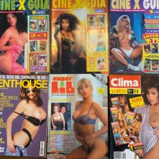 Revistas: LOTE DE 6 REVISTAS PORNO EROTICAS AÑOS 80 - 90