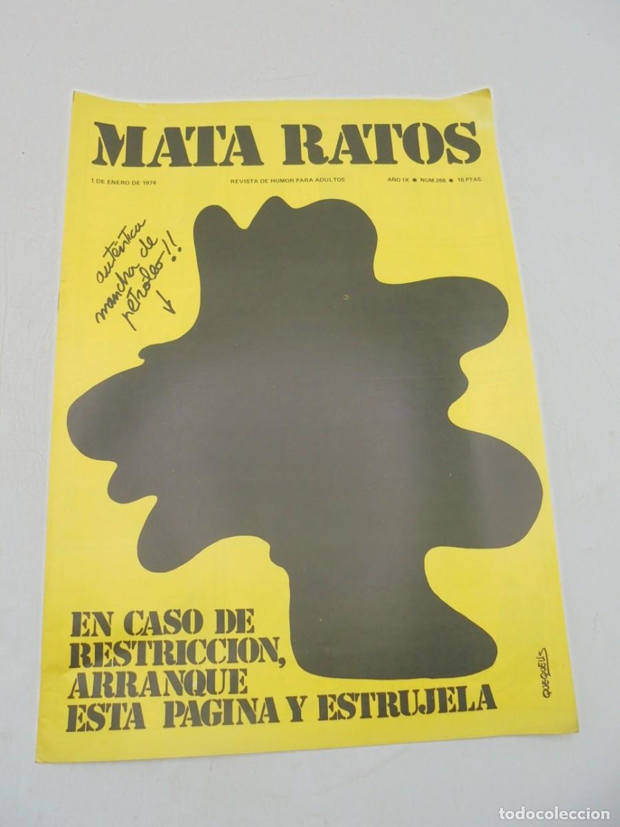 Zeitschriften: MATA RATOS. REVISTA DE HUMOR PARA ADULTOS. N&ordm;266. ENE.1974.EN CASO DE RESTRICCION ARRANQUE LA PAGINA
