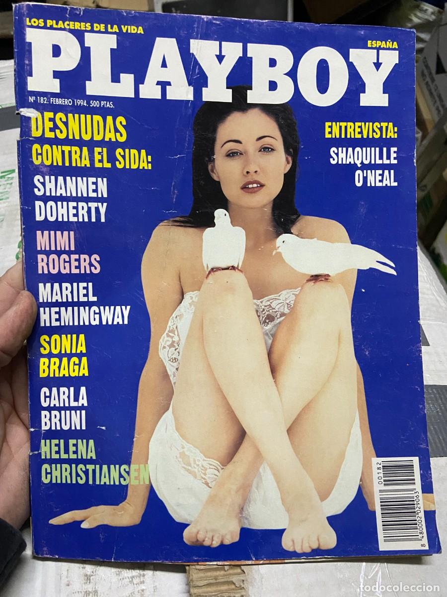 Zeitschriften: REVISTA PLAYBOY # 182 FEBRERO 1994 SHANNEN DOHERTY MARIEL HEMINGWAY SONIA BRAGA INCLUYE POSTER