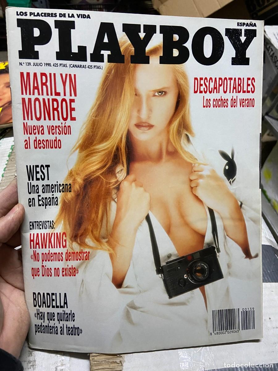 Revistas: REVISTA PLAYBOY # 139 JULIO 1990 MARILYN MONROE WEST ALBERT BOADELLA INCLUYE POSTER