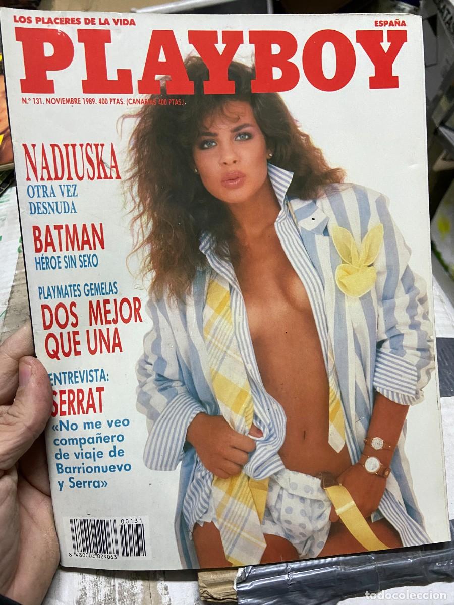 Revistas: REVISTA PLAYBOY # 131 NOVIEMBRE 1989 NADIUSKA BATMAN PLAYMATES SERRAT INCLUYE POSTER