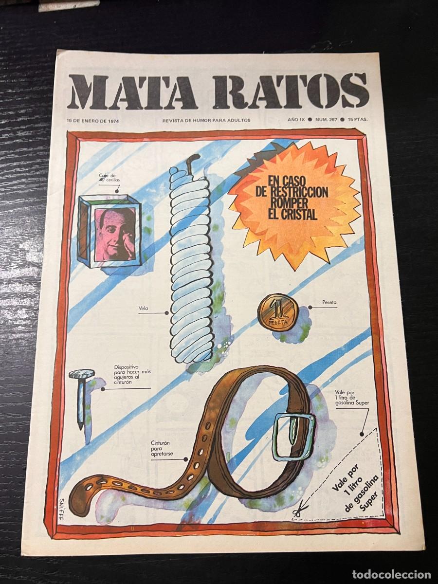 Zeitschriften: MATA RATOS. REVISTA DE HUMOR PARA ADULTOS. N&ordm; 267. ENERO, 1974.EN CASO DE RESTRICCION ROMPER CRISTAL