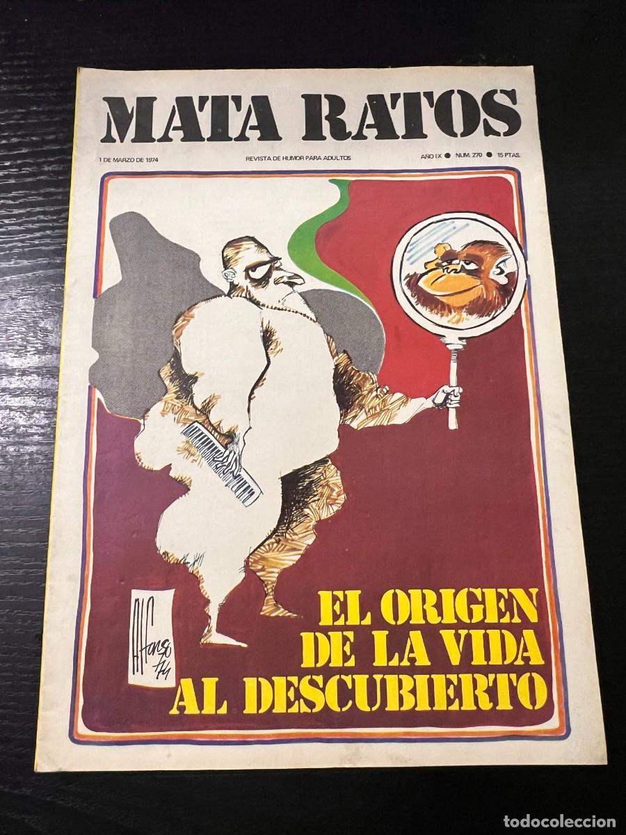 Zeitschriften: MATA RATOS. REVISTA DE HUMOR PARA ADULTOS. N&ordm; 270. MARZO, 1974.EL ORIGEN DE LA VIDA AL DESCUBIERTO