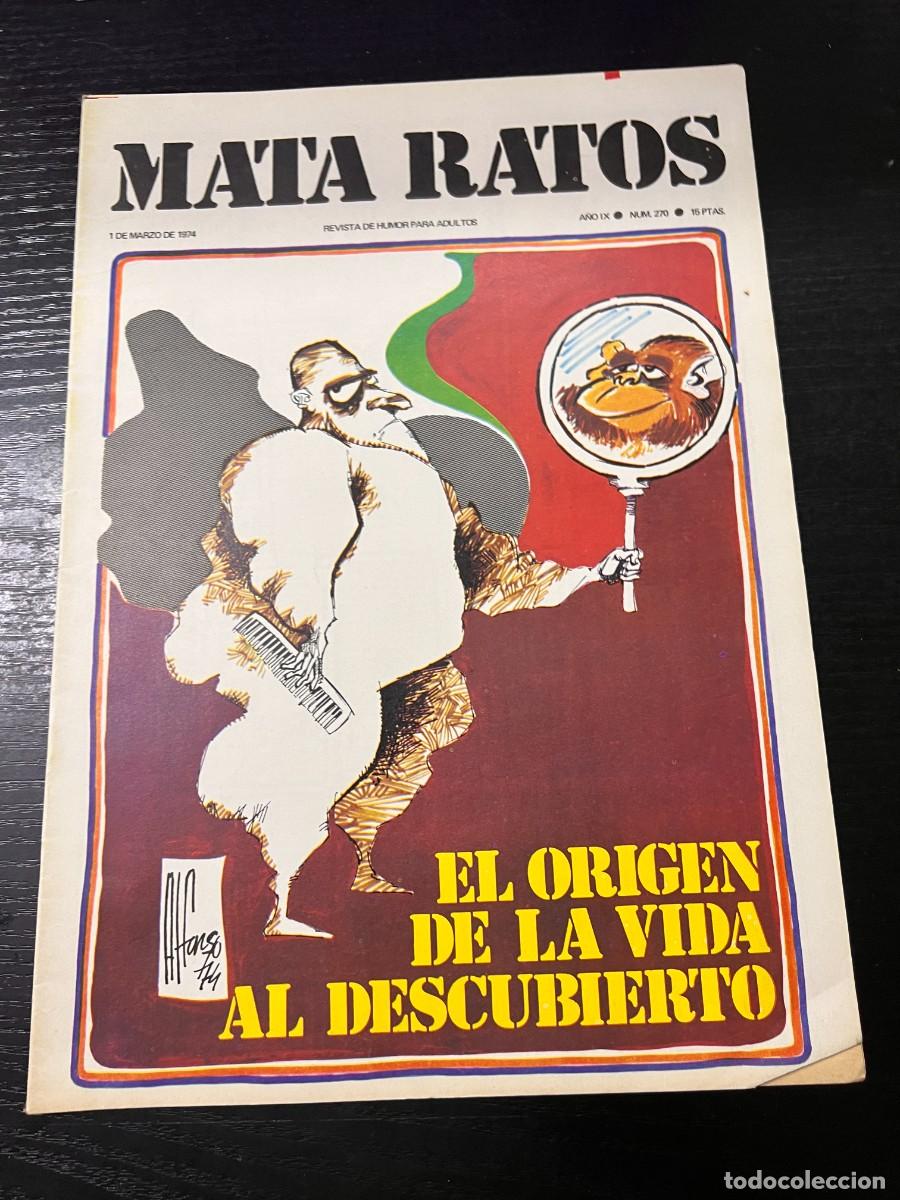 Zeitschriften: MATA RATOS. REVISTA DE HUMOR PARA ADULTOS. N&ordm; 270. MARZO, 1974. EL ORIGEN DE LA VIDA AL DESCUBIERTO