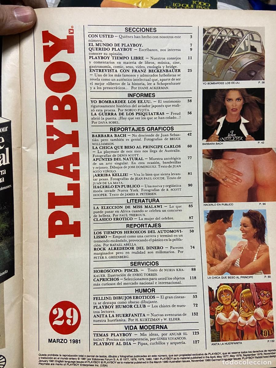 revista playboy # 29 marzo 1981 barbara bach fr - Buy Magazines for adults  on todocoleccion