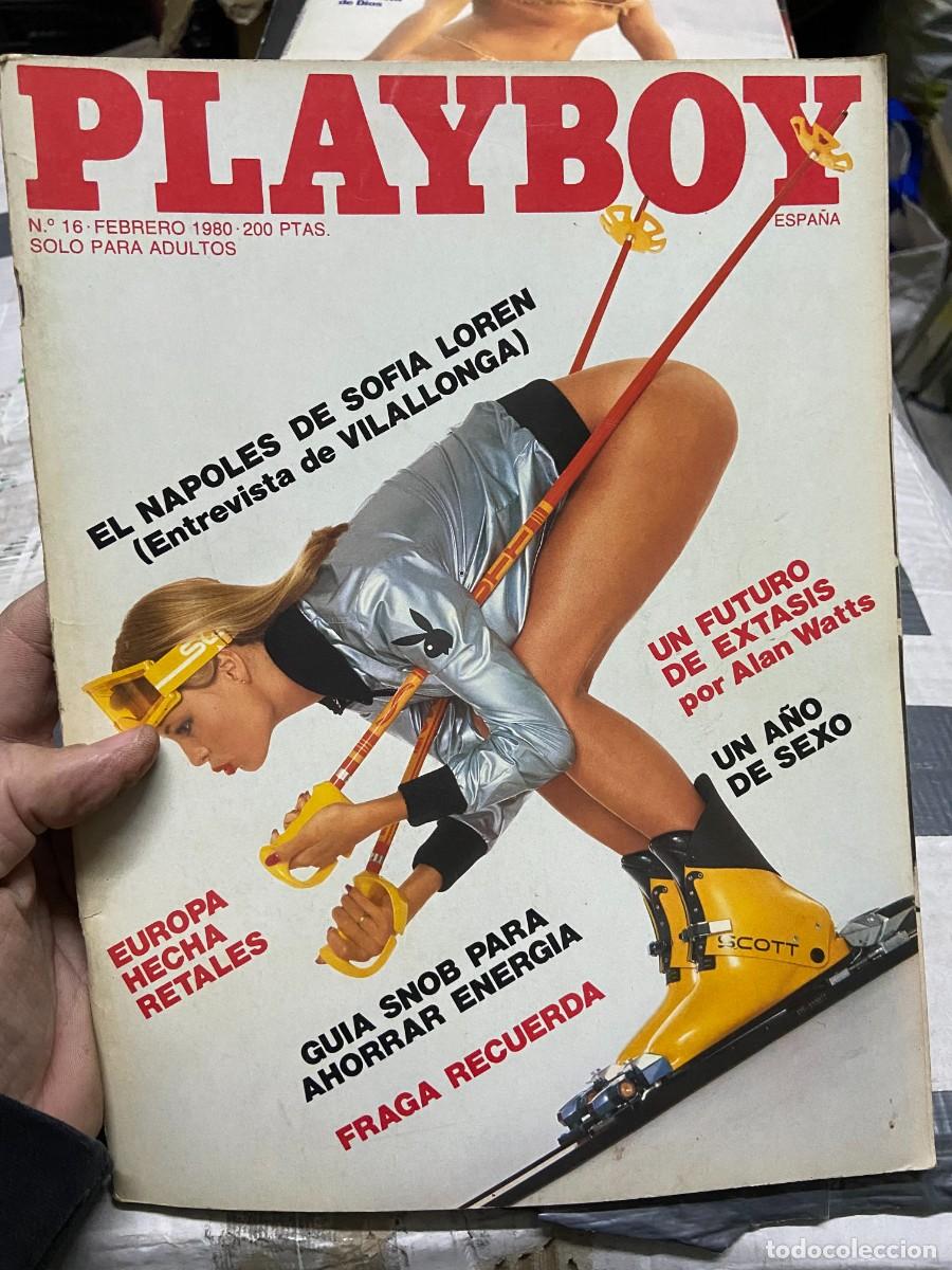Riviste: REVISTA PLAYBOY # 16 FEBRERO 1980 SOFIA LOREN ANNY PAPA SANDY CAGEL INCLUYE POSTER SYLVIE GARANT